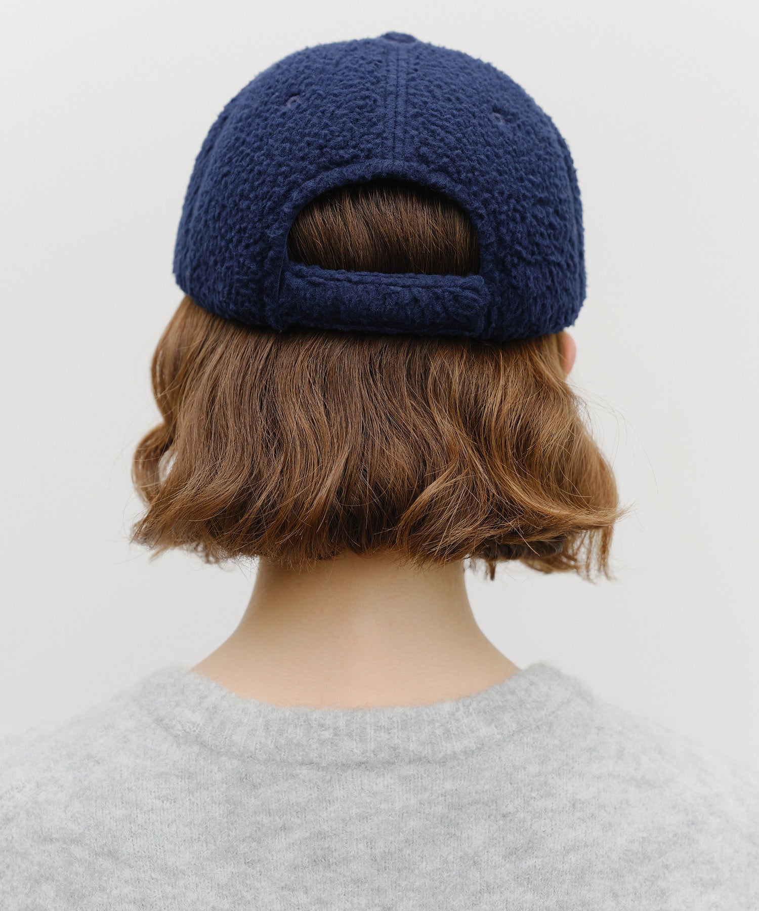 Marithe & Francois Girbaud - Classic Logo Fleece Ball Cap (Navy) product image 6 | TRAB K-Fashion Australia