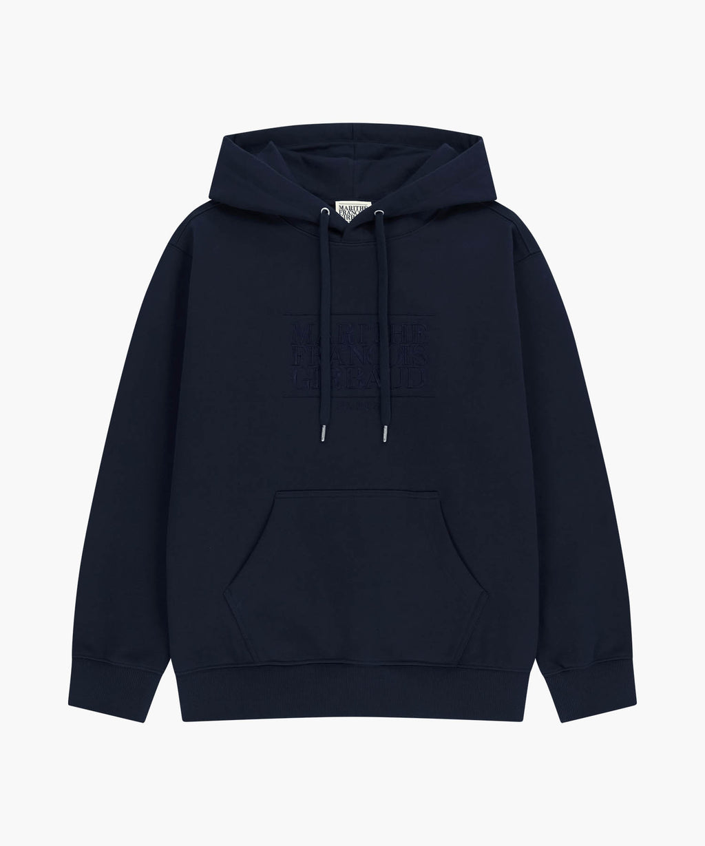 Marithe & Francois Girbaud - Classic Logo Embroidery Hoodie (Navy) product image 6 | TRAB K-Fashion Australia