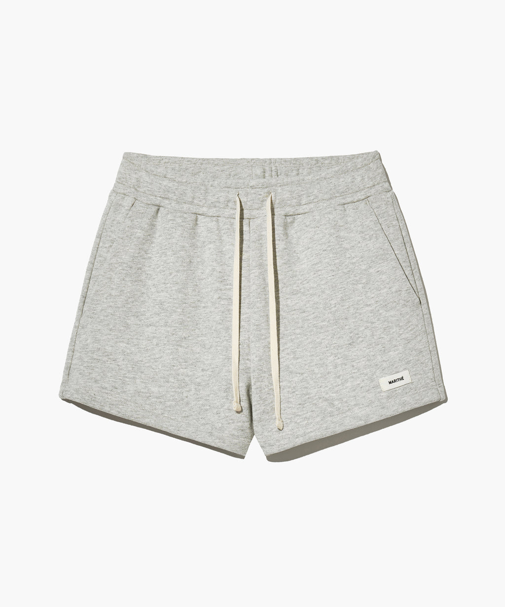 Marithe & Francois Girbaud - Basic Sweat Shorts (Light Heather Gray) product image 6 | TRAB K-Fashion Australia
