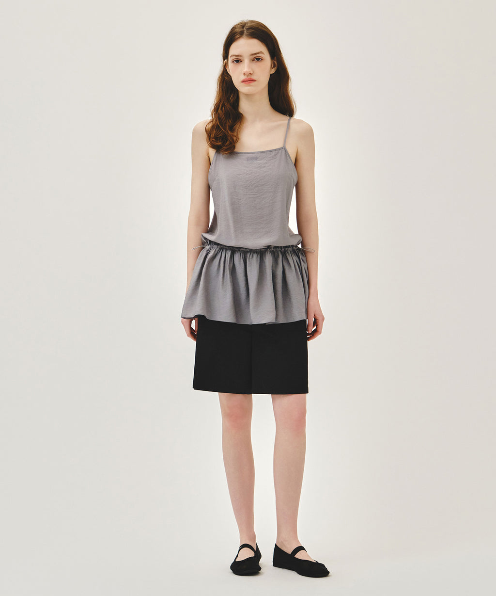 Marithe & Francois Girbaud - Shirring Sleeveless Dress (Gray) product image 6 | TRAB K-Fashion Australia