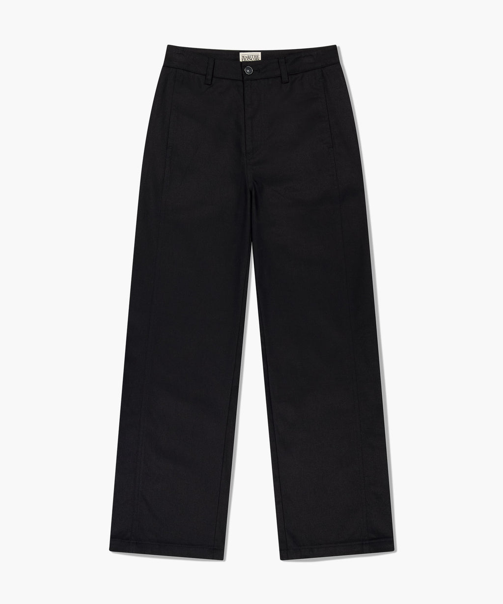 Marithe & Francois Girbaud - Cotton Curved Line Pants (Black) product image 6 | TRAB K-Fashion Australia