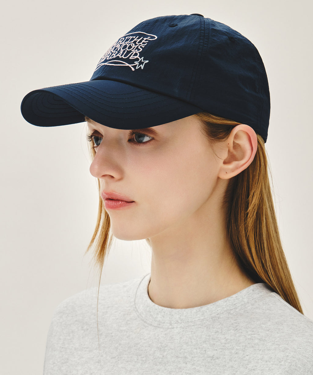 Marithe & Francois Girbaud - Drawing Classic Logo Nylon Cap (Navy) product image 6 | TRAB K-Fashion Australia