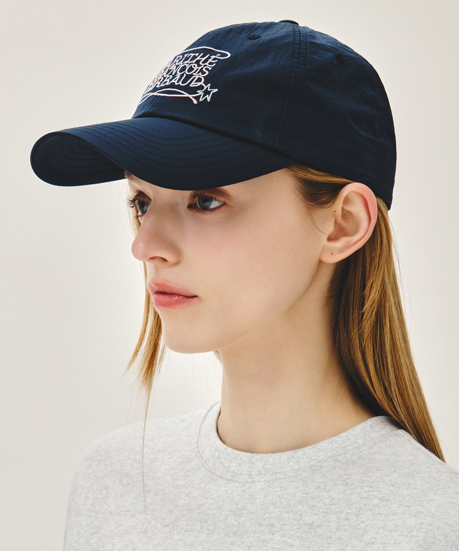 Marithe & Francois Girbaud - Drawing Classic Logo Nylon Cap (Navy) product image 6 | TRAB K-Fashion Australia