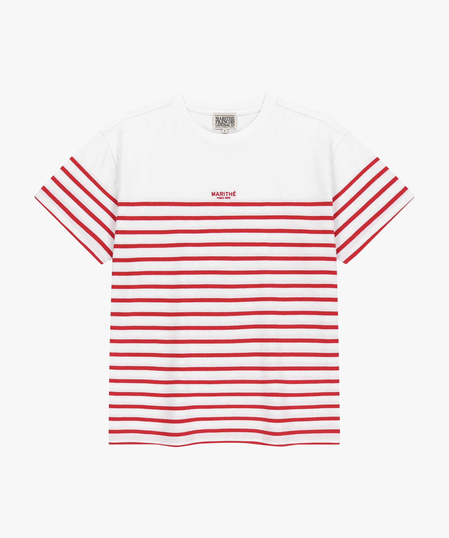 Marithe & Francois Girbaud - Block Stripe Tee (Red) product image 6 | TRAB K-Fashion Australia