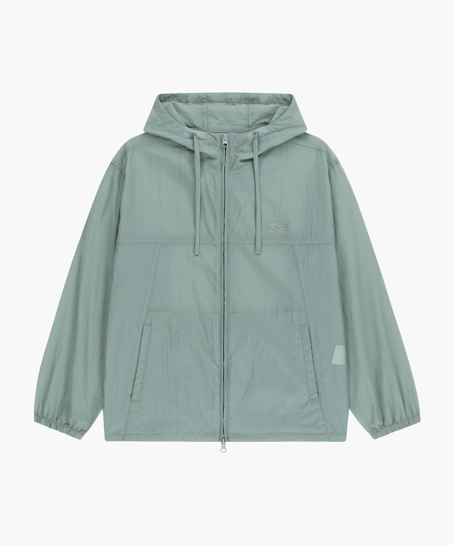 Marithe & Francois Girbaud - Hooded Packable Nylon Jacket (Mint Gray) product image 6 | TRAB K-Fashion Australia