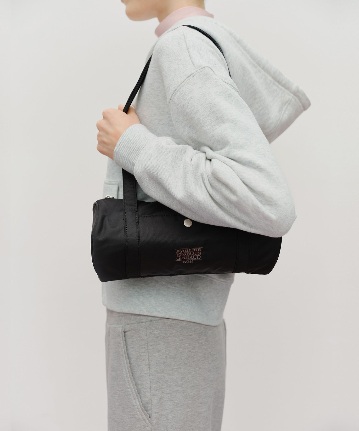 Marithe & Francois Girbaud - Classic Logo Mini Duffle Bag (Black) product image 6 | TRAB K-Fashion Australia