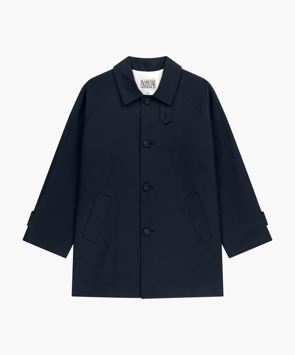 Marithe & Francois Girbaud - Raglan Half Trench Jacket (Navy) product image 5 | TRAB K-Fashion Australia