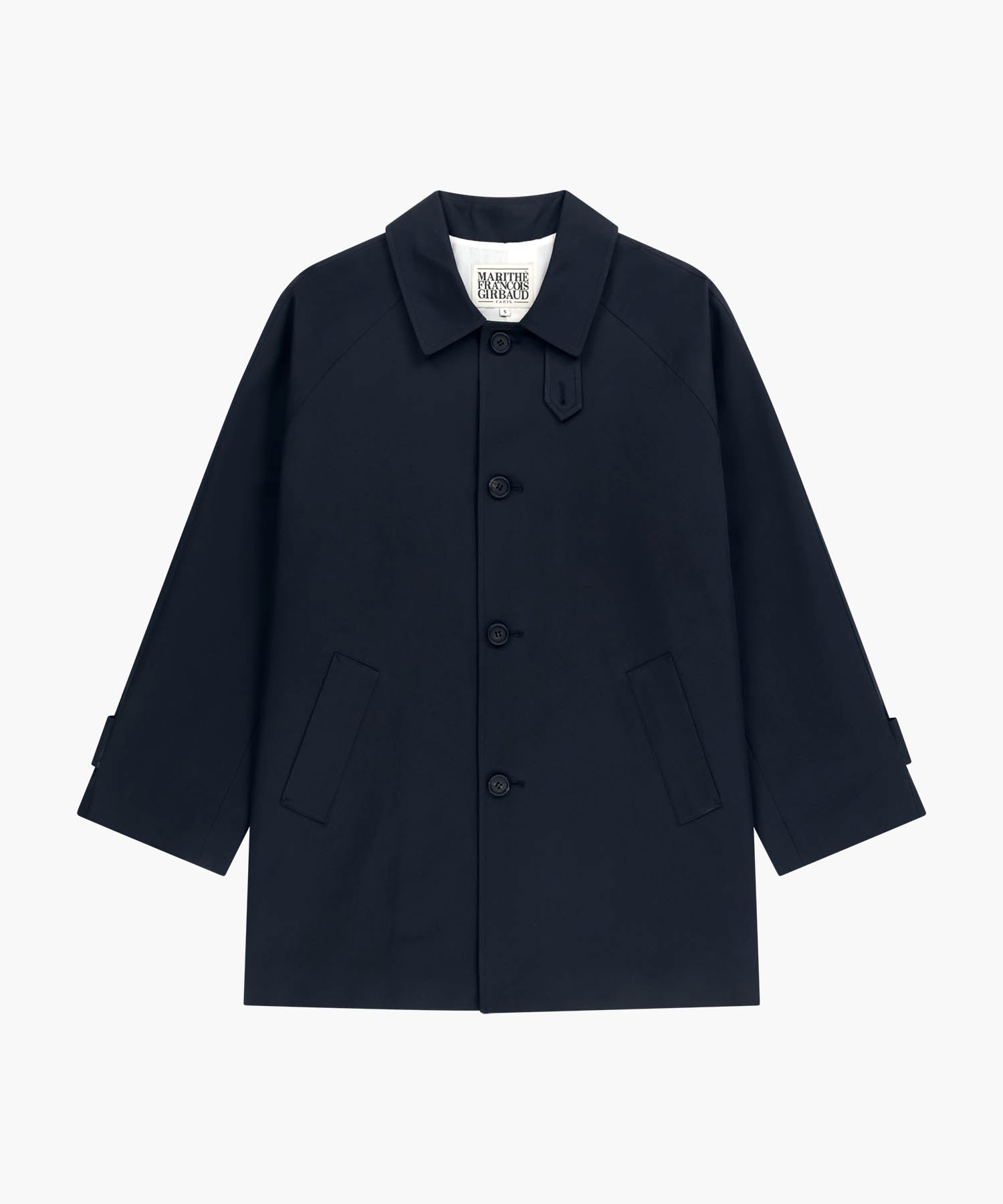 Marithe & Francois Girbaud - Raglan Half Trench Jacket (Navy) product image 5 | TRAB K-Fashion Australia