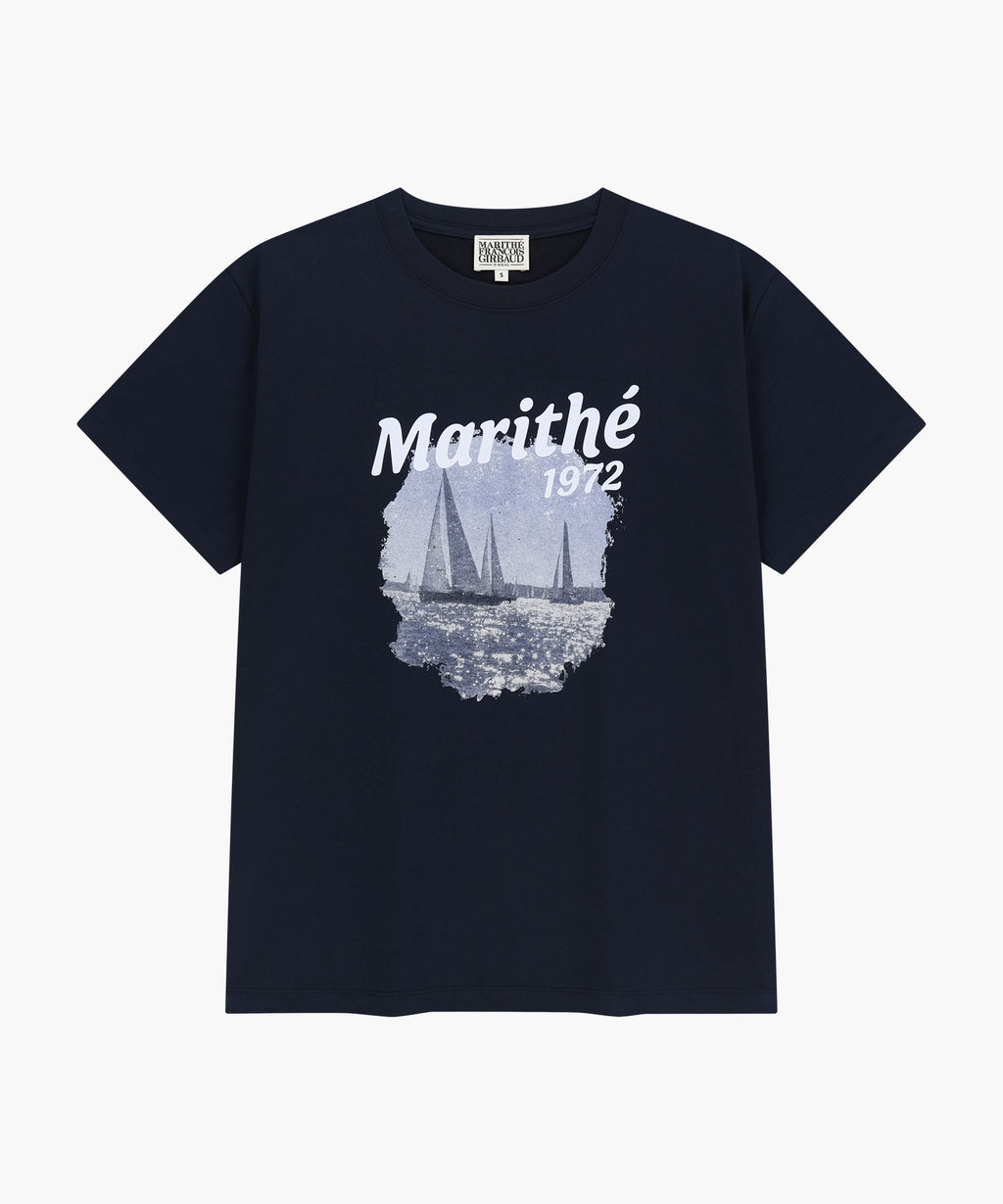 Marithe & Francois Girbaud - Aerocool Vacance Graphic Tee (Dark Navy) product image 6 | TRAB K-Fashion Australia