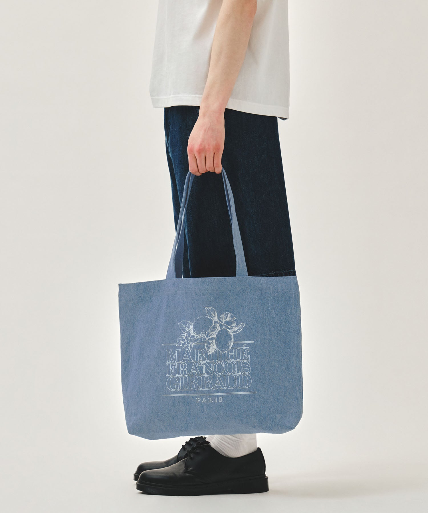 Marithe & Francois Girbaud - Lemon Classic Logo Eco Bag (Blue) product image 6 | TRAB K-Fashion Australia