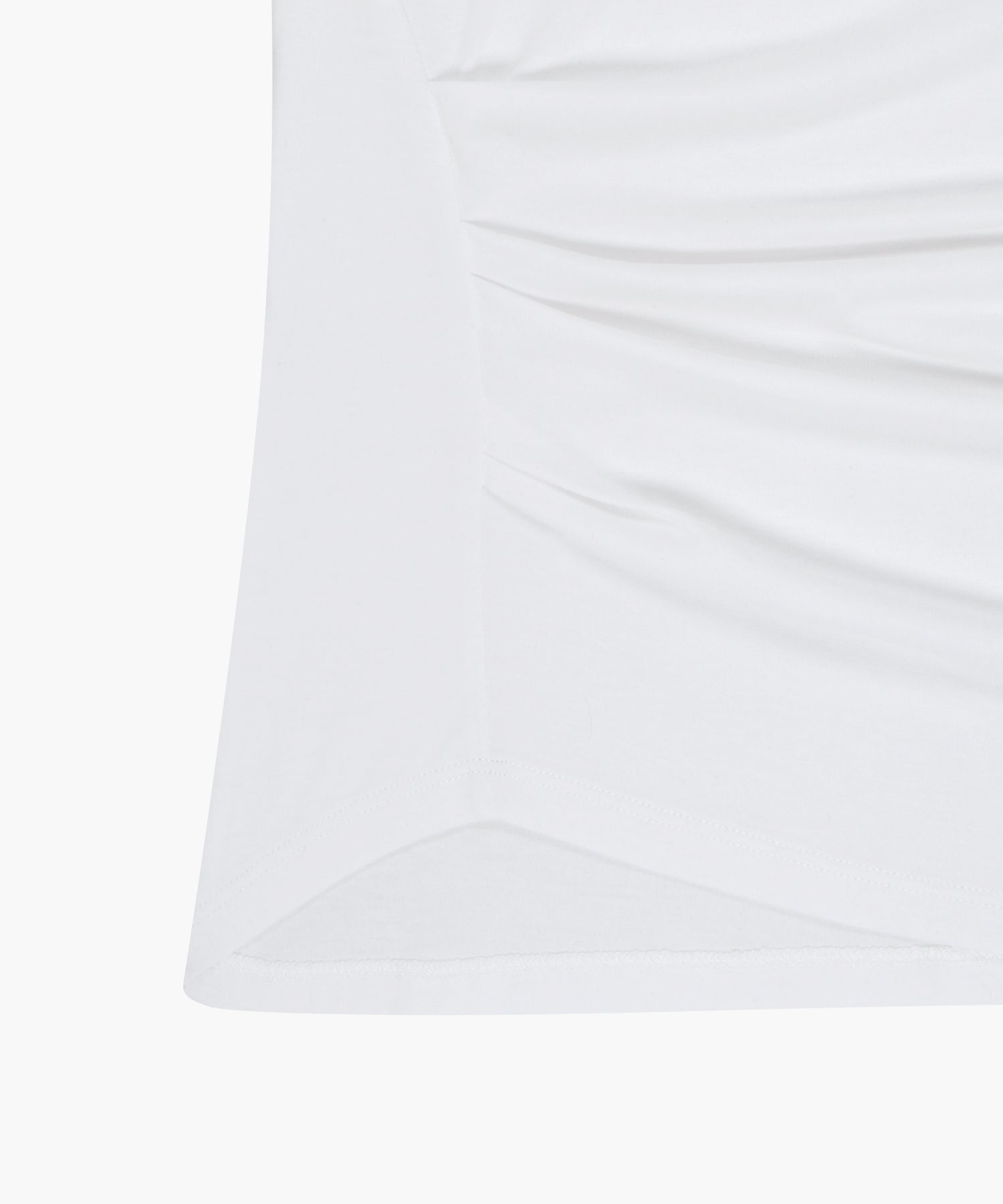 Marithe & Francois Girbaud - Waist Shirring Tee (White) product image 6 | TRAB K-Fashion Australia
