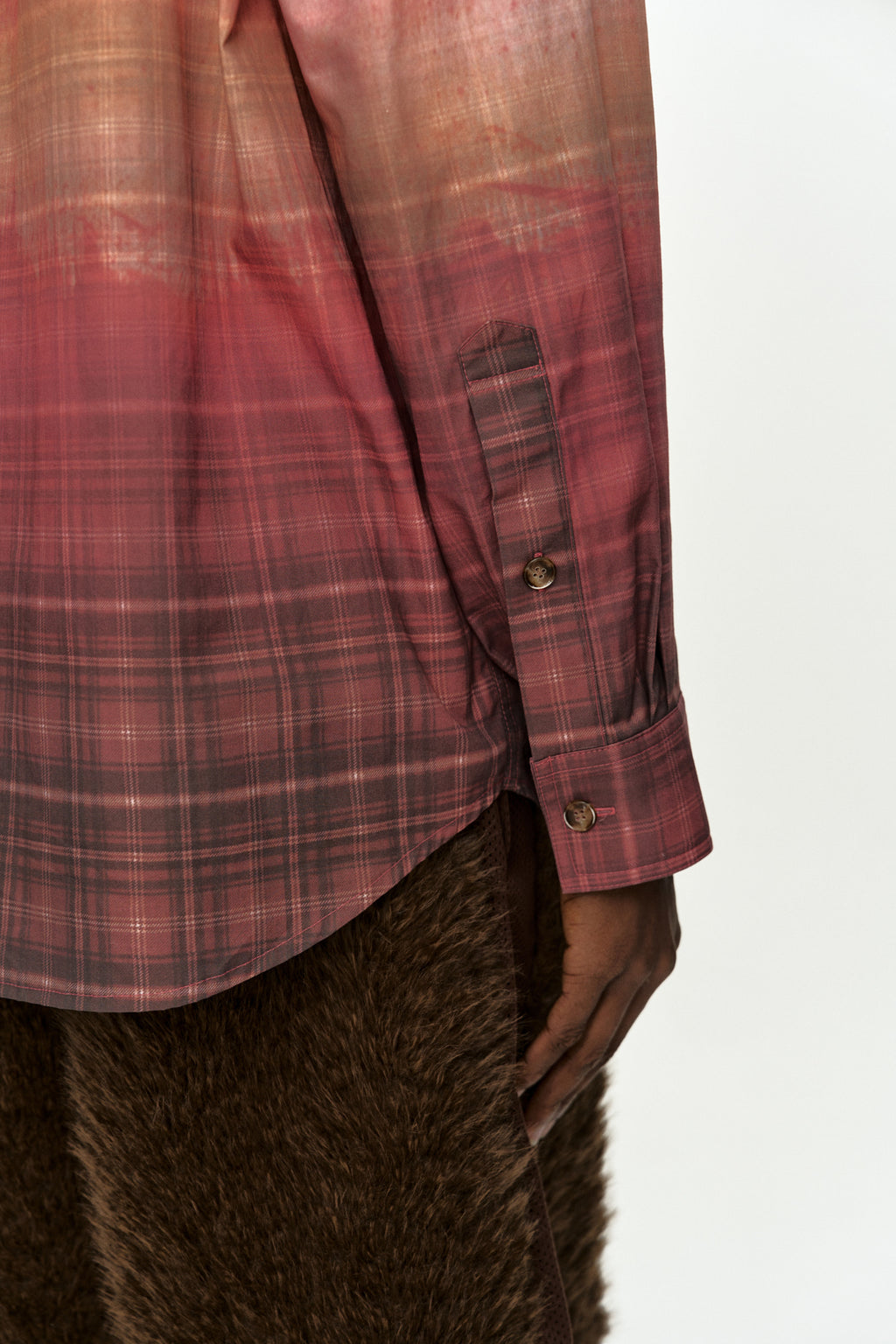 Andersson Bell - Rothco Gradient Printed Shirt (Red) product image 6 | TRAB K-Fashion Australia