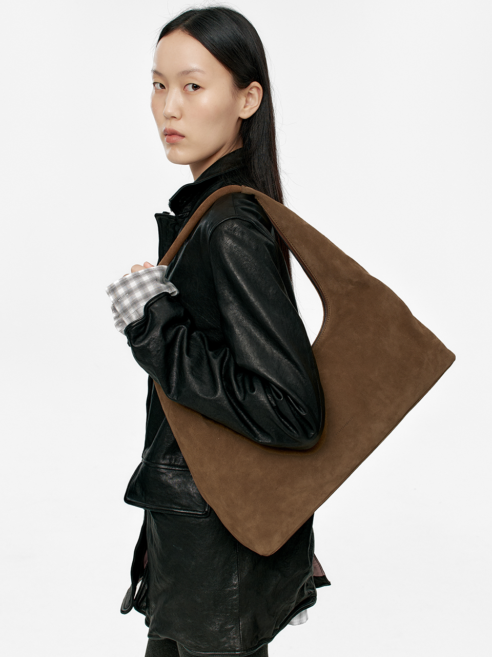 Marge Sherwood - Hobo Large (Cappuccino Suede) product image 2 | TRAB K-Fashion Australia