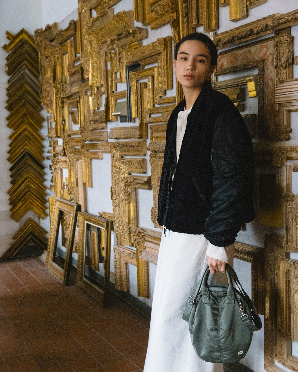 Eastlogue - Aura Ma-1 Blouson Jumper (Black) product image 2 | TRAB K-Fashion Australia