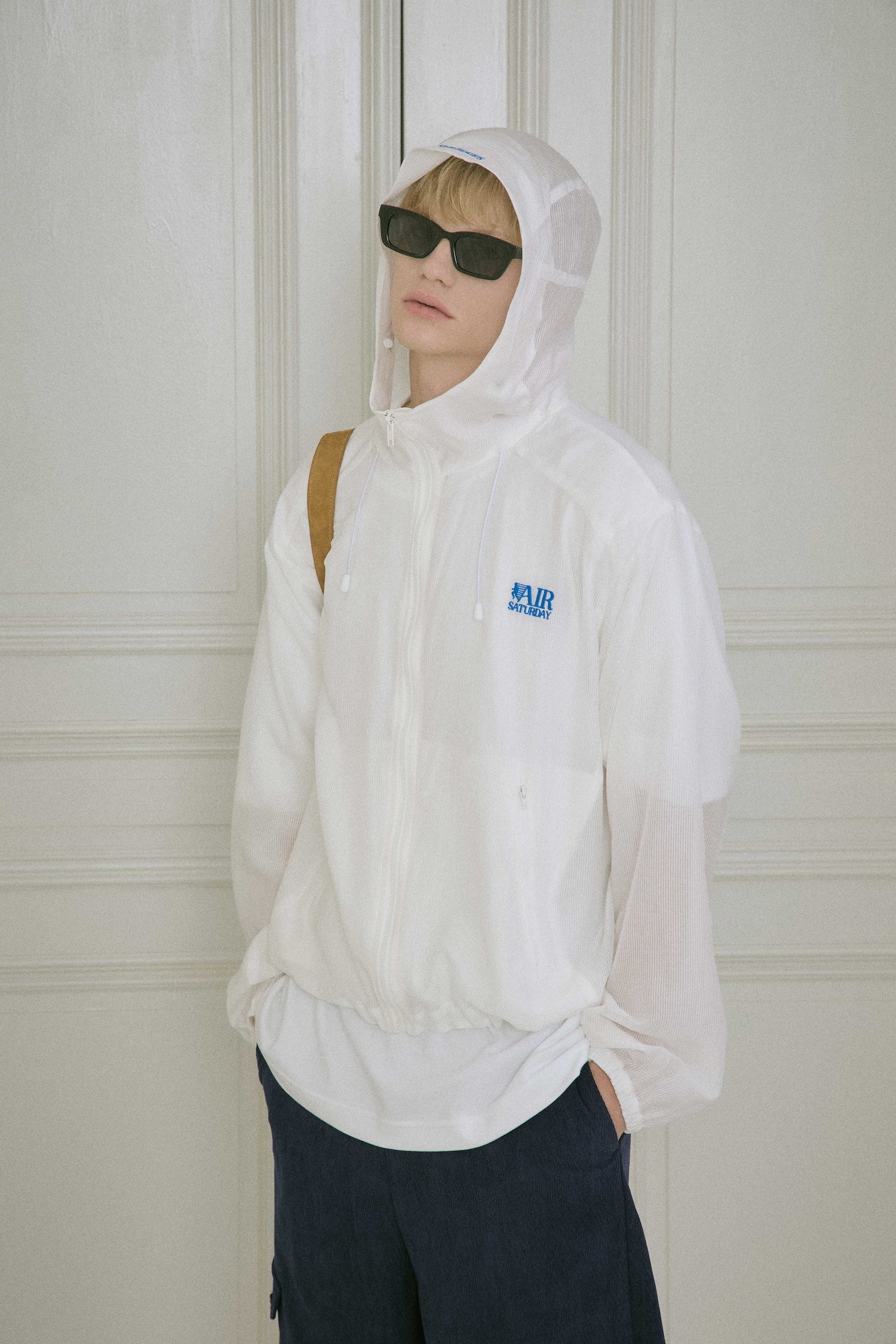 Stu - Stripe Windbreaker (White) product image 13 | TRAB K-Fashion Australia