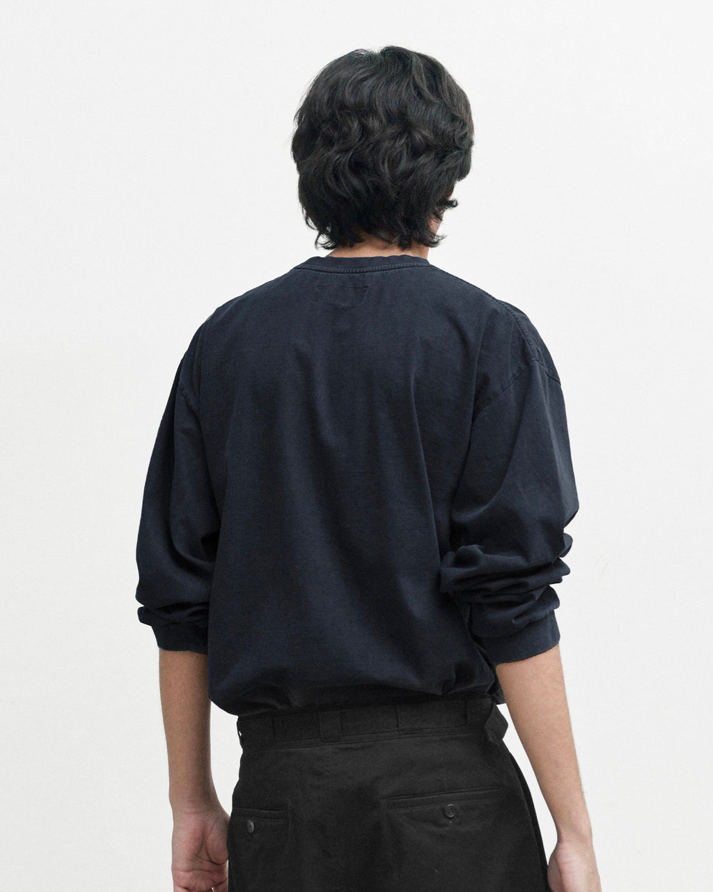 Brownyard - Washed Long Sleeve (Black) product image 2 | TRAB K-Fashion Australia
