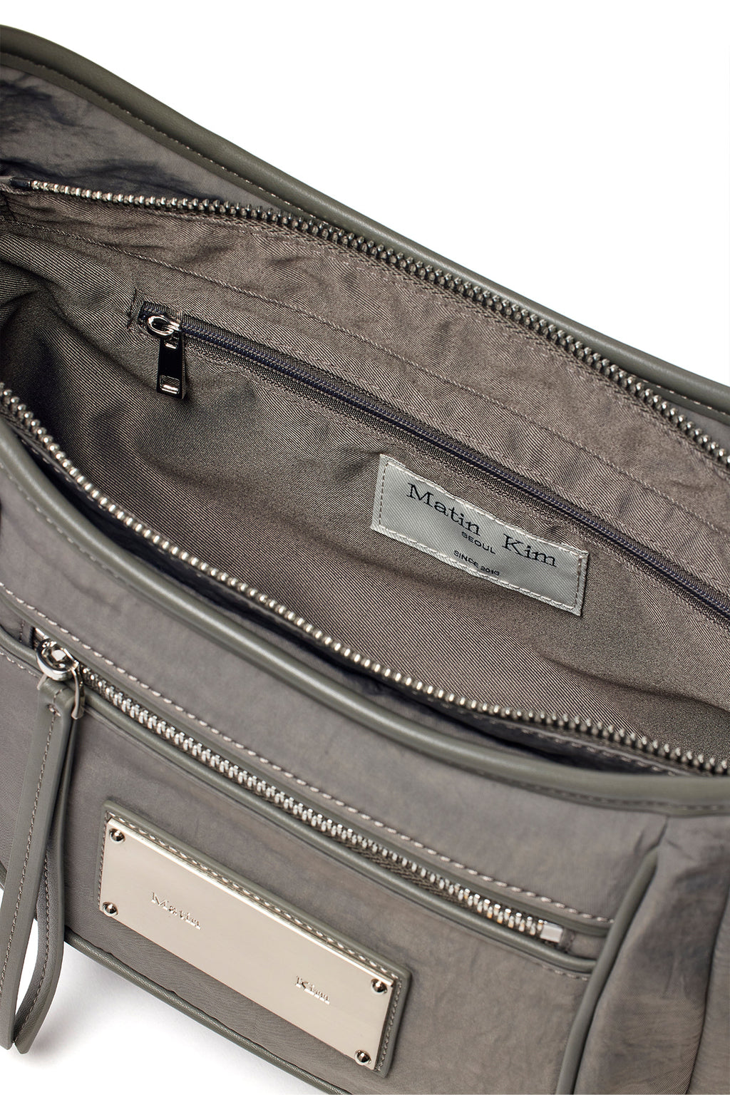 Matin Kim - Nylon Pocket Bag (Charcoal) product image 4 | TRAB K-Fashion Australia