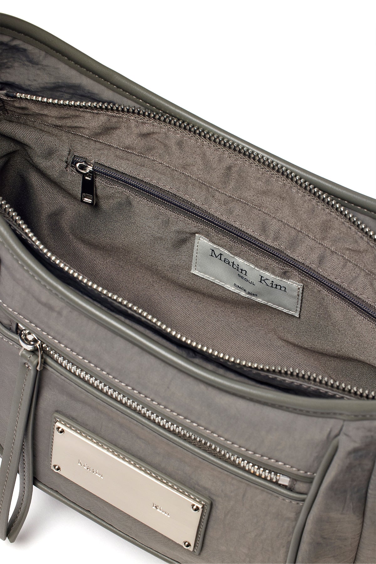 Matin Kim - Nylon Pocket Bag (Charcoal) product image 4 | TRAB K-Fashion Australia