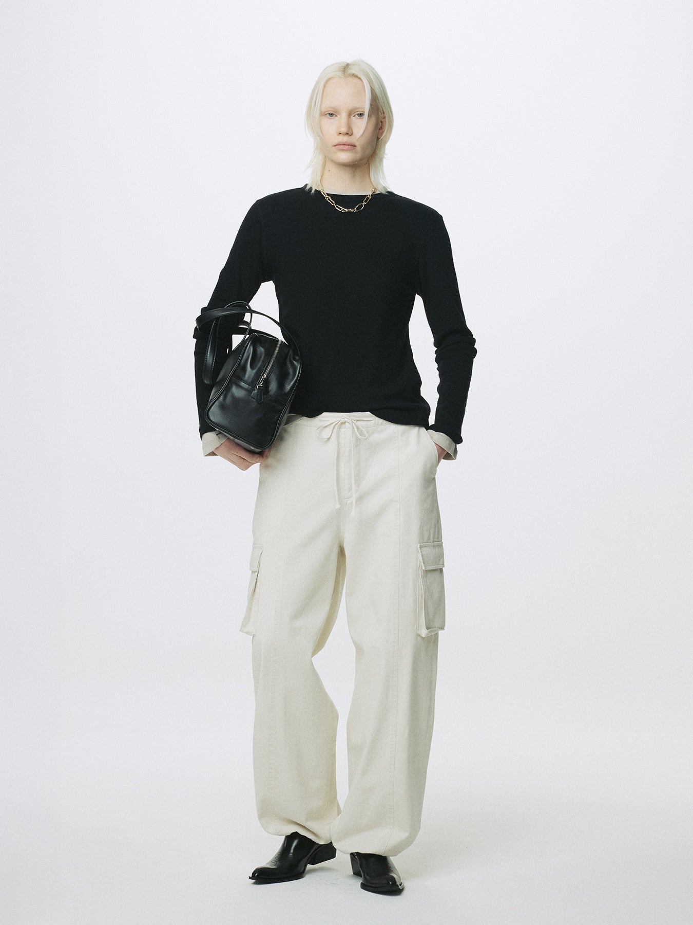 Tonywack - Cotton Cashmere Essential Top (Black) product image 7 | TRAB K-Fashion Australia