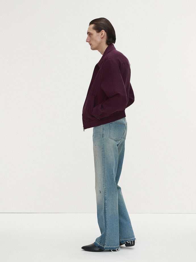 Tonywack - Flared-Leg Reconstructed Denim Jeans (Washed Light Blue) product image 4 | TRAB K-Fashion Australia