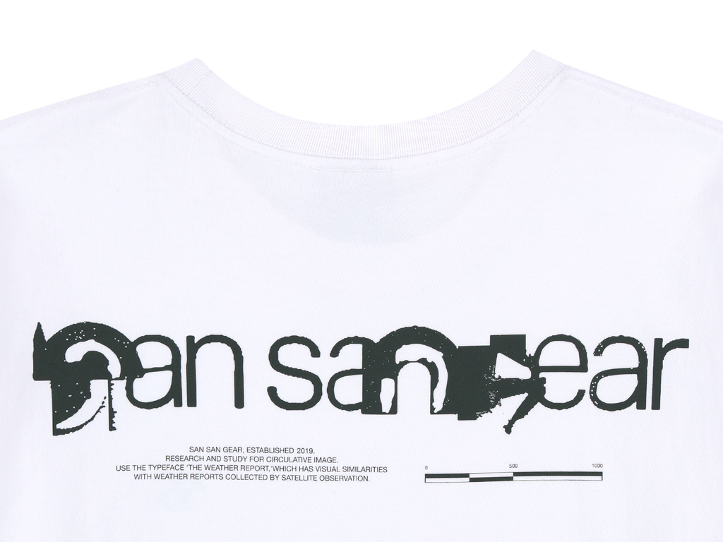 San San Gear - Logo T-Shirt (White) product image 7 | TRAB K-Fashion Australia
