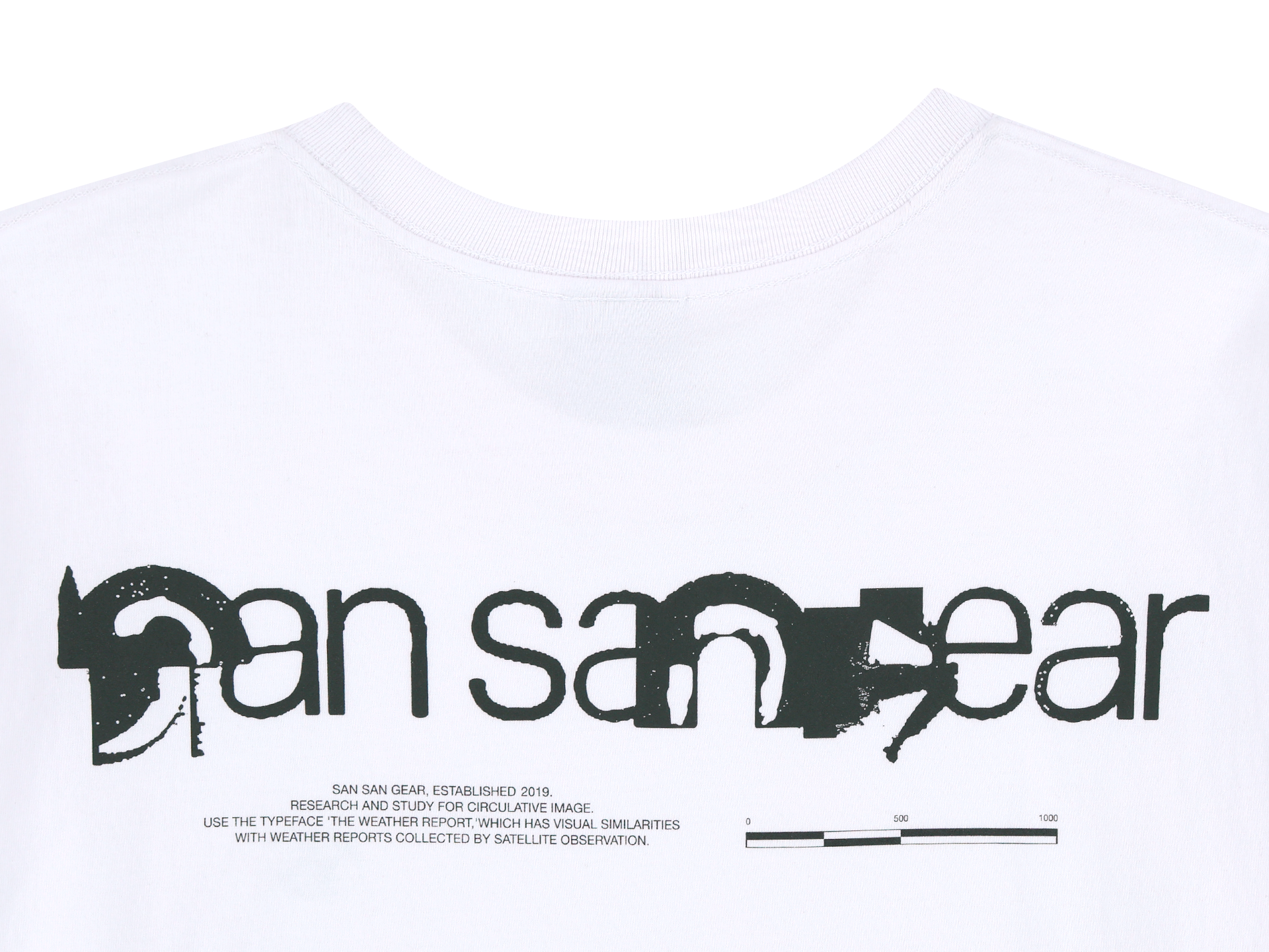 San San Gear - Logo T-Shirt (White) product image 7 | TRAB K-Fashion Australia