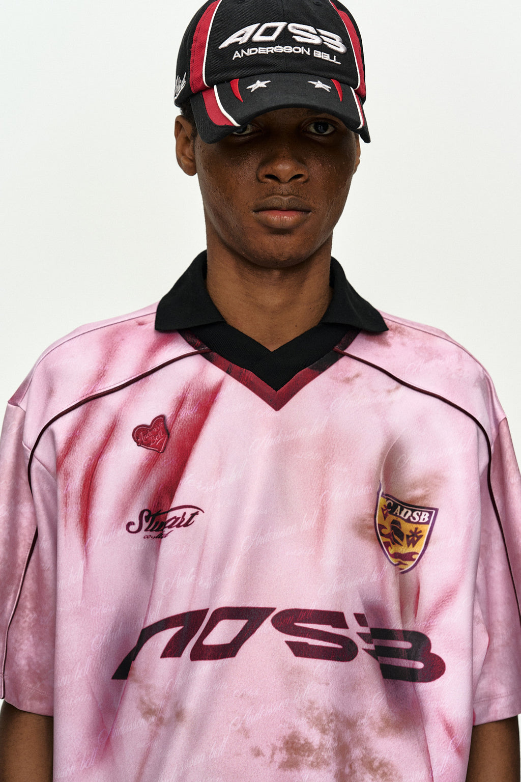 Andersson Bell - Printed Football Jersey T-Shirt (Red) product image 6 | TRAB K-Fashion Australia