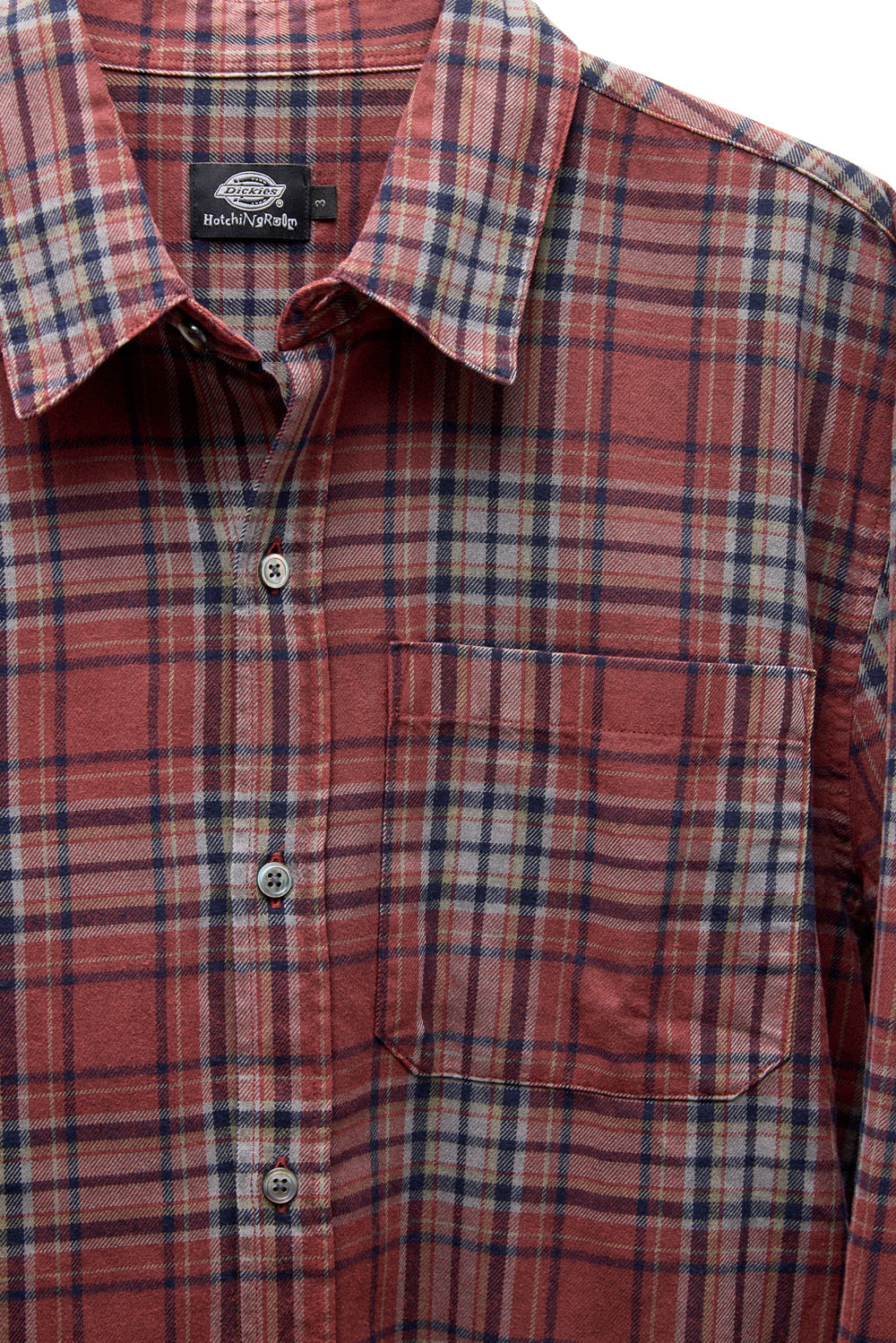 Hatchingroom - Regular Shirt Check (Dusty Red) product image 3 | TRAB K-Fashion Australia