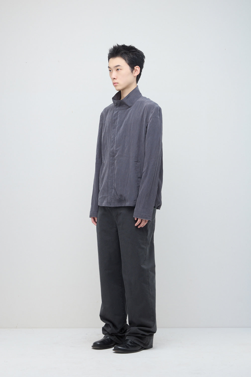 Hatchingroom - High Neck Shirket (Charcoal) product image 5 | TRAB K-Fashion Australia