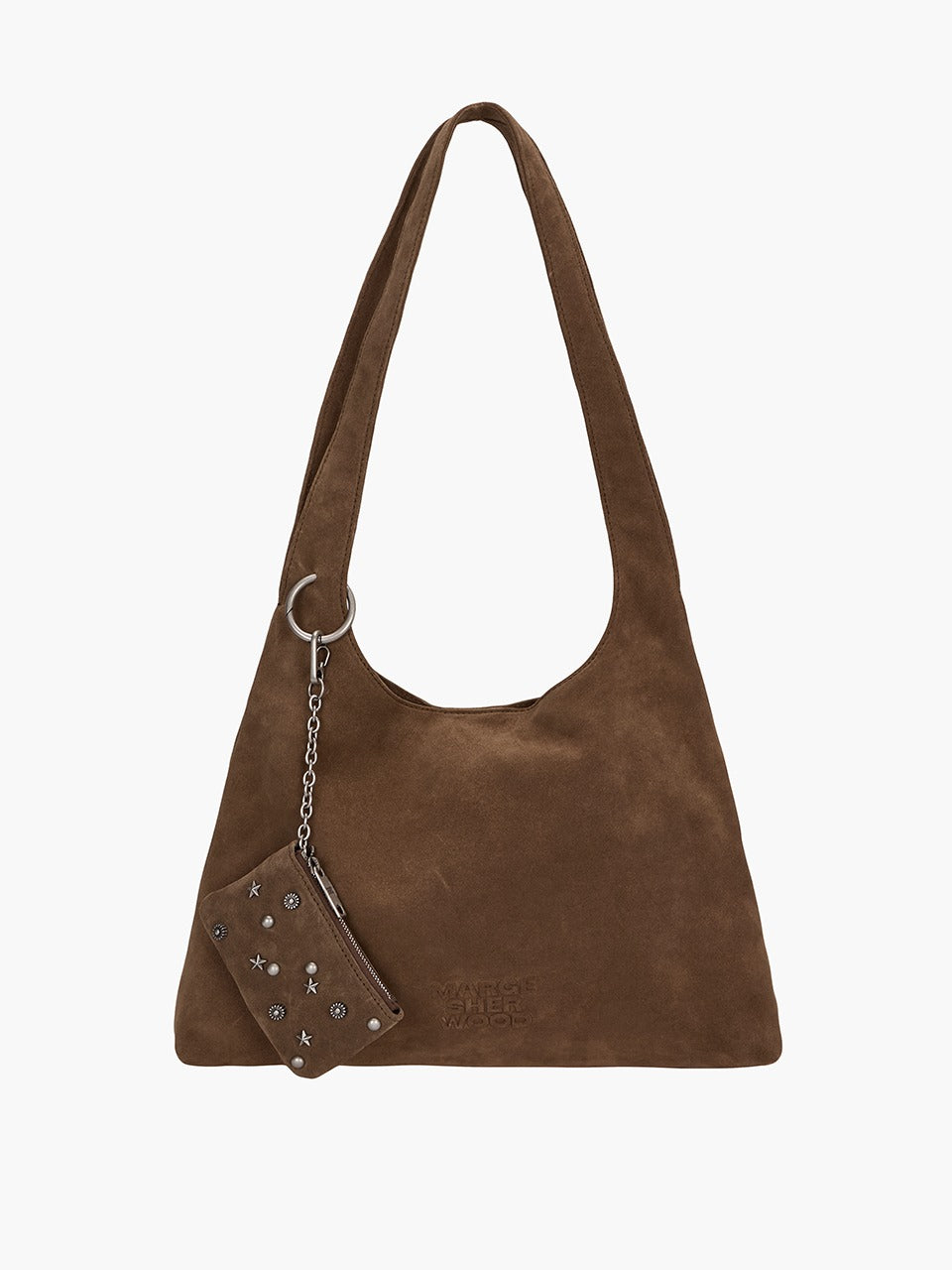Marge Sherwood - Halter Hobo Large (Cappuccino Suede) product image 4 | TRAB K-Fashion Australia