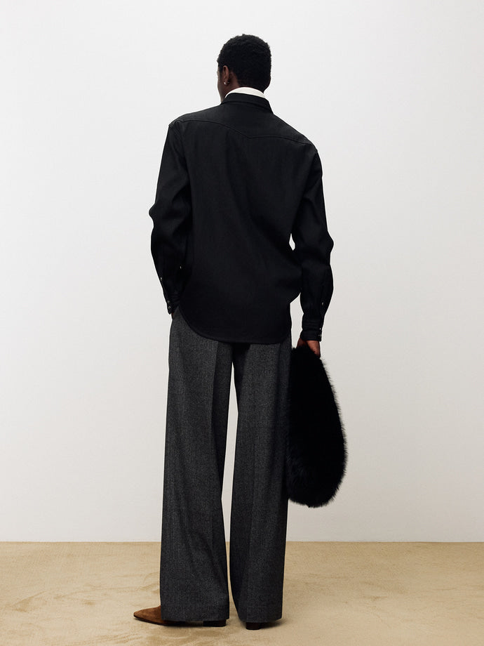 Tonywack - Raw Denim Western Shirt (Black) product image 3 | TRAB K-Fashion Australia