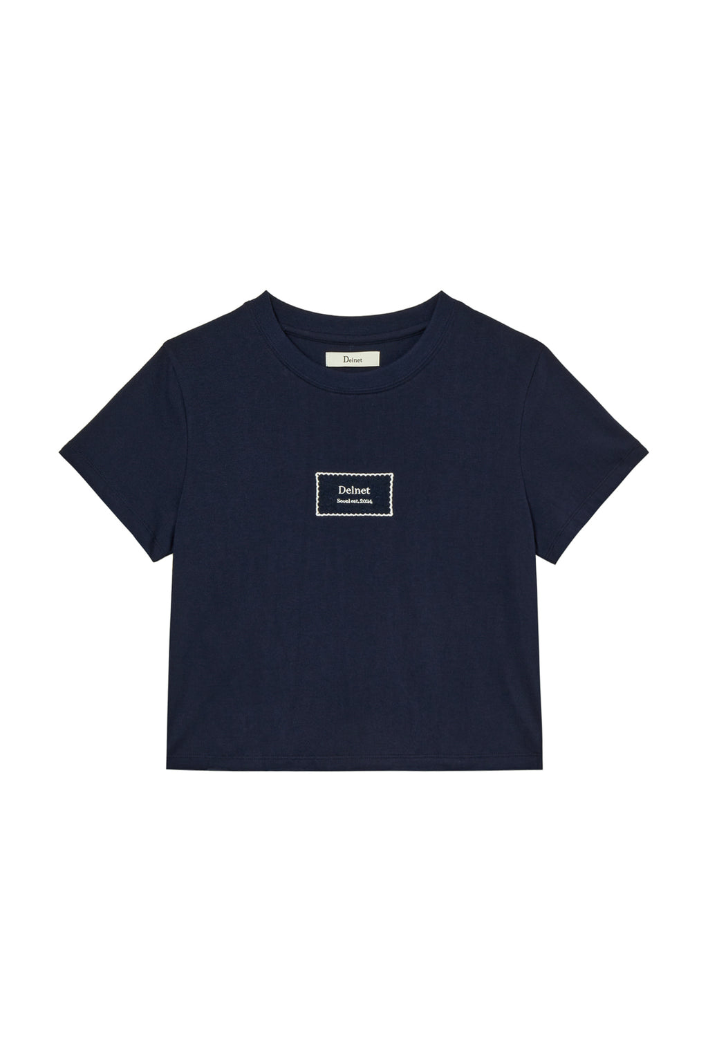 Deinet - Laced Patch T-Shirt (Navy) product image 8 | TRAB K-Fashion Australia