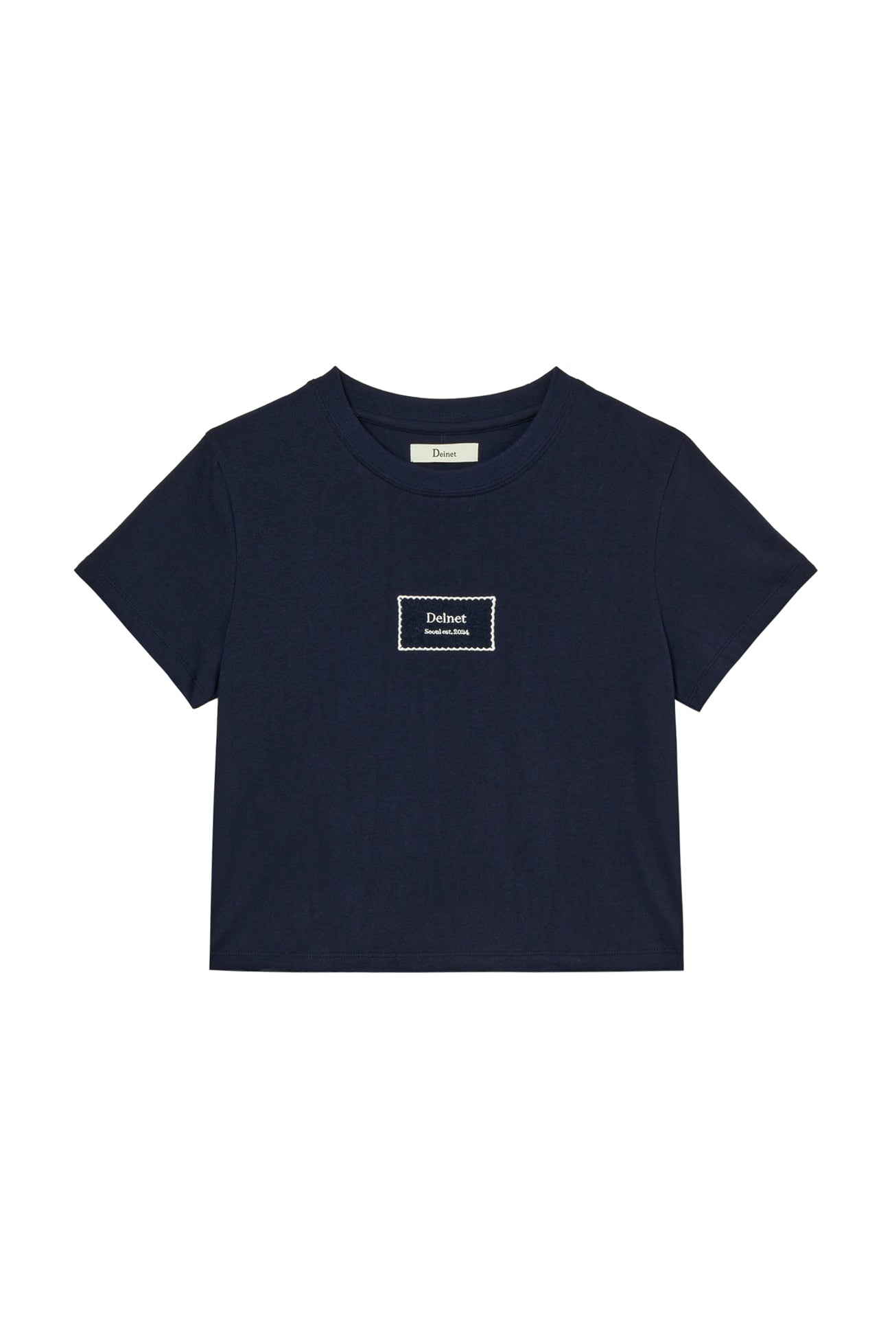 Deinet - Laced Patch T-Shirt (Navy) product image 8 | TRAB K-Fashion Australia