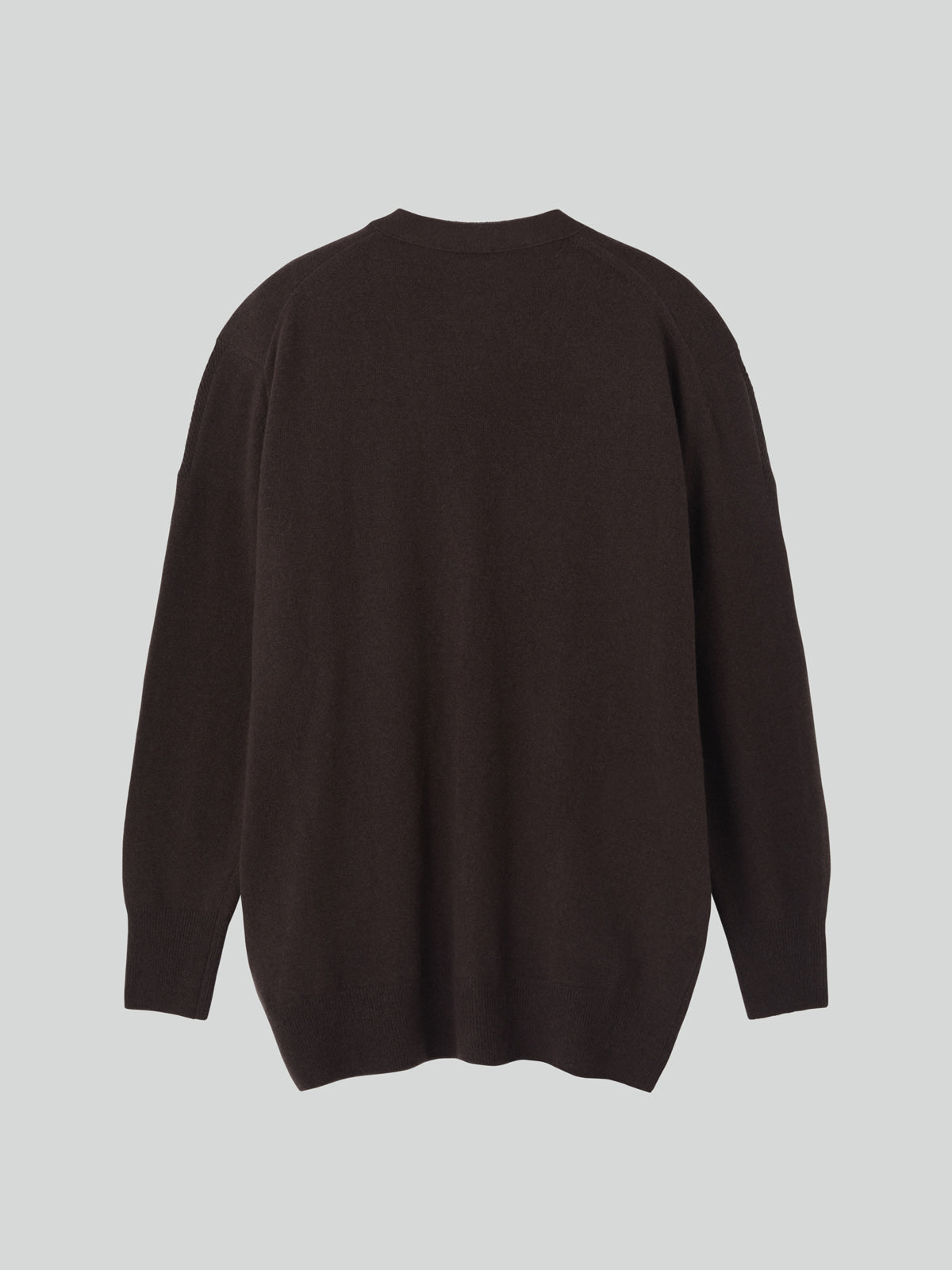 Recto - Layered Cardigan Knit Top (Dark Chocolate) product image 11 | TRAB K-Fashion Australia