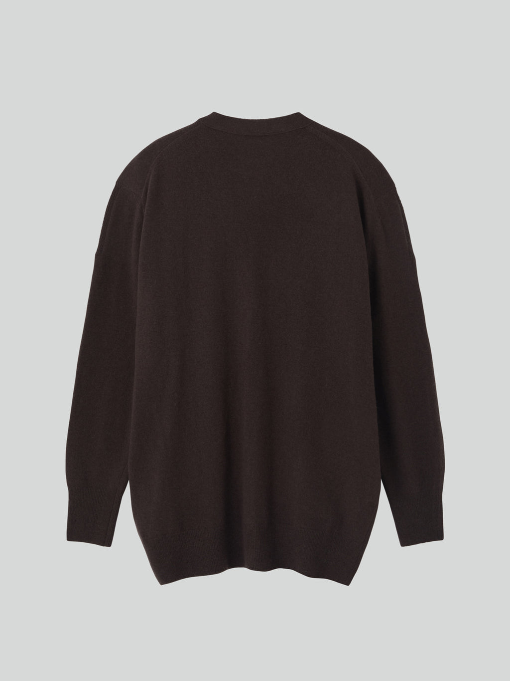 Recto - Layered Cardigan Knit Top (Dark Chocolate) product image 11 | TRAB K-Fashion Australia