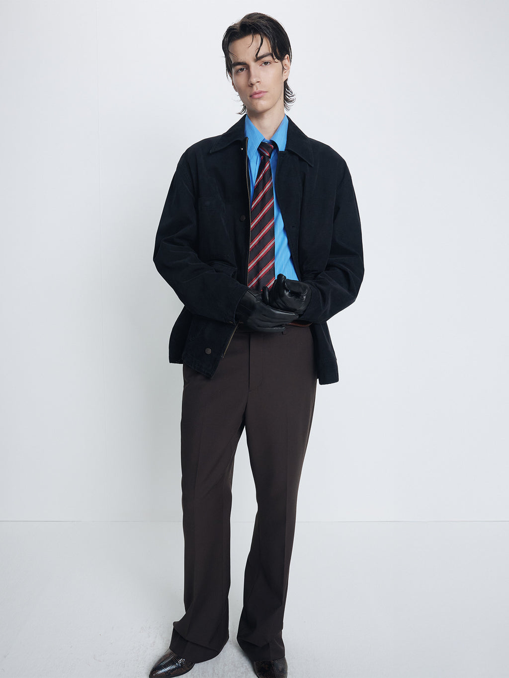 Tonywack - Brushed Cotton Barn Jacket (Black) product image 3 | TRAB K-Fashion Australia