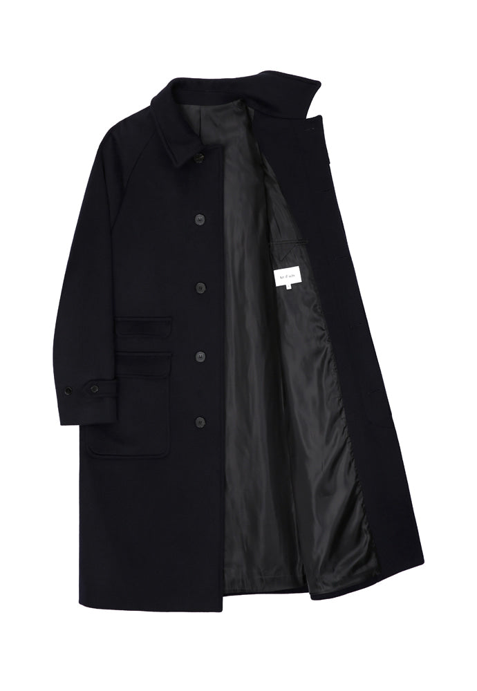 Art if acts - Balmacaan Coat (Navy) product image 8 | TRAB K-Fashion Australia