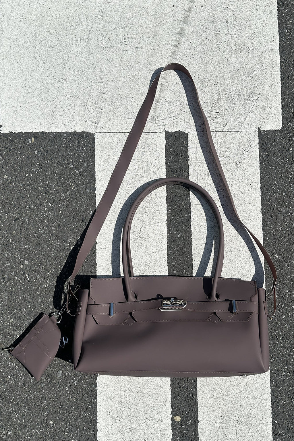 Deinet - [free Card Wallet] Jelly Two-Way Bag (Brown) product image 7 | TRAB K-Fashion Australia