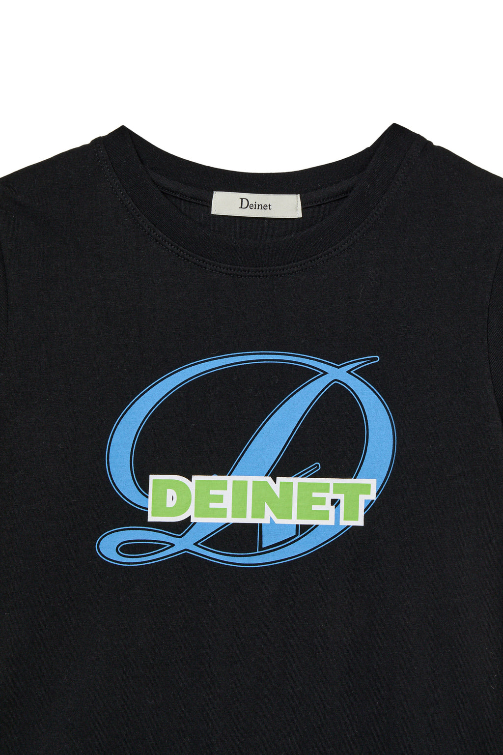 Deinet - Signature Logo Slim T-Shirt (Black) product image 3 | TRAB K-Fashion Australia