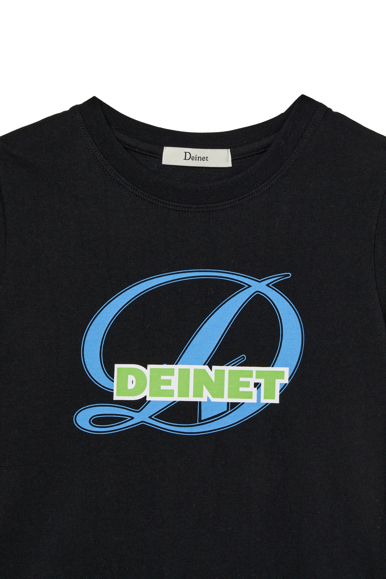 Deinet - Signature Logo Slim T-Shirt (Black) product image 3 | TRAB K-Fashion Australia
