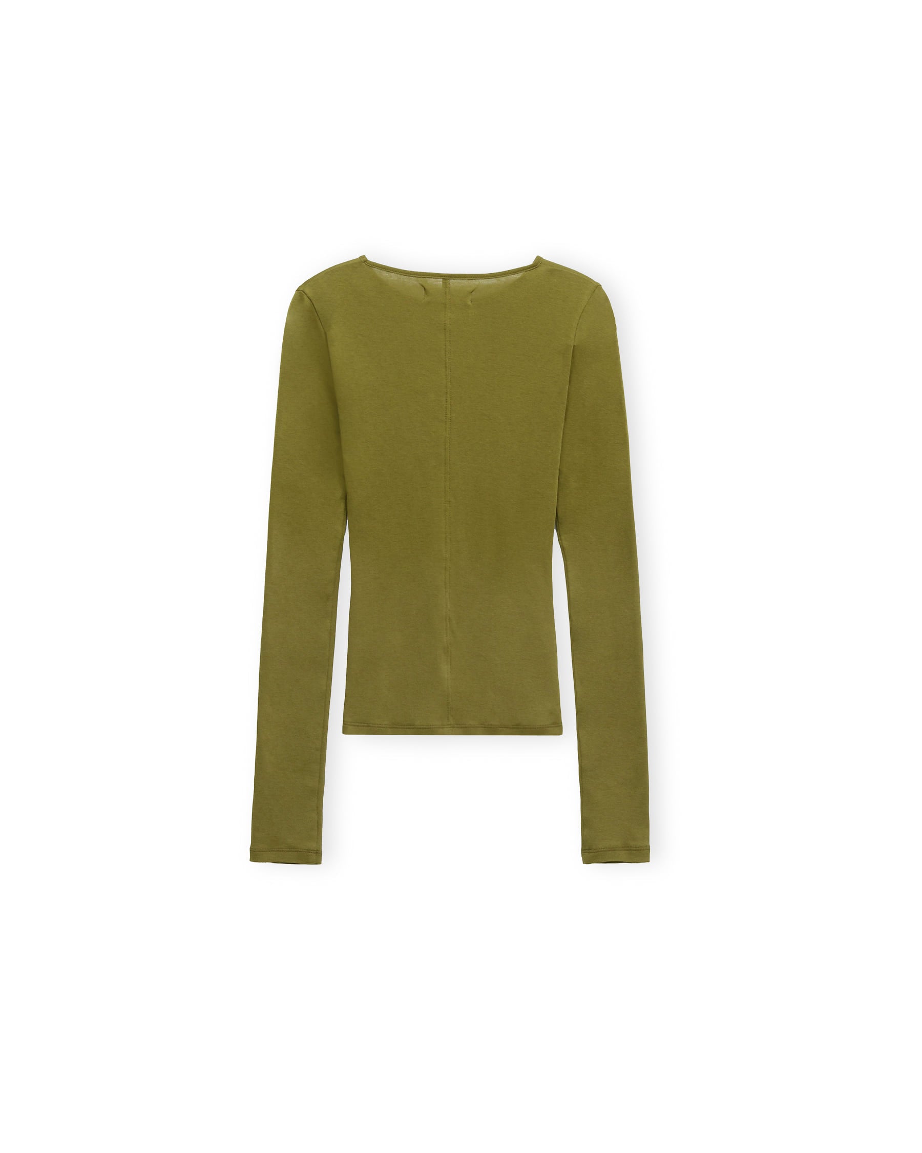 Brownyard - Ribbed Long Sleeve (Olive) product image 6 | TRAB K-Fashion Australia