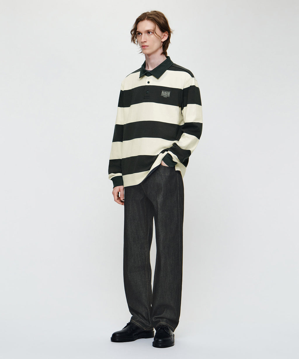 Marithe & Francois Girbaud - Straight Selvedge Denim Pants (Black) product image 4 | TRAB K-Fashion Australia