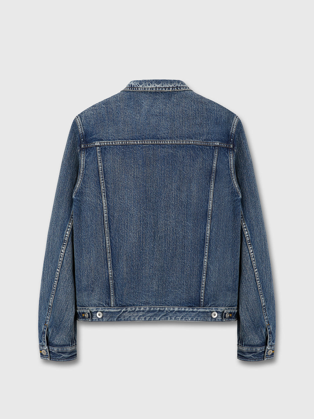 Tonywack - Denim Blouson Jacket (Mid Blue) product image 11 | TRAB K-Fashion Australia