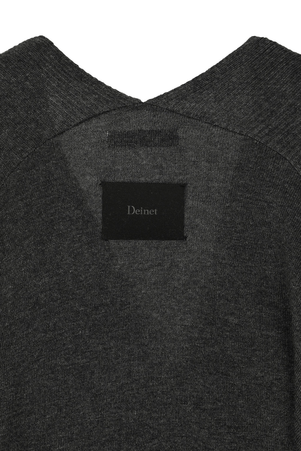 Deinet - Fluid Knit Drape Cardigan (Charcoal) product image 12 | TRAB K-Fashion Australia