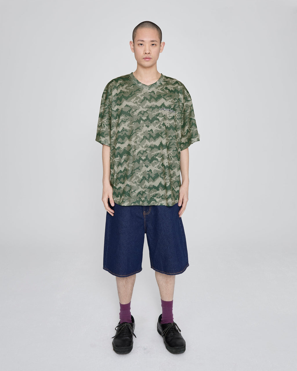 yeseyesee - SN Camo Football Tee (Jungle) product image 7 | TRAB K-Fashion Australia