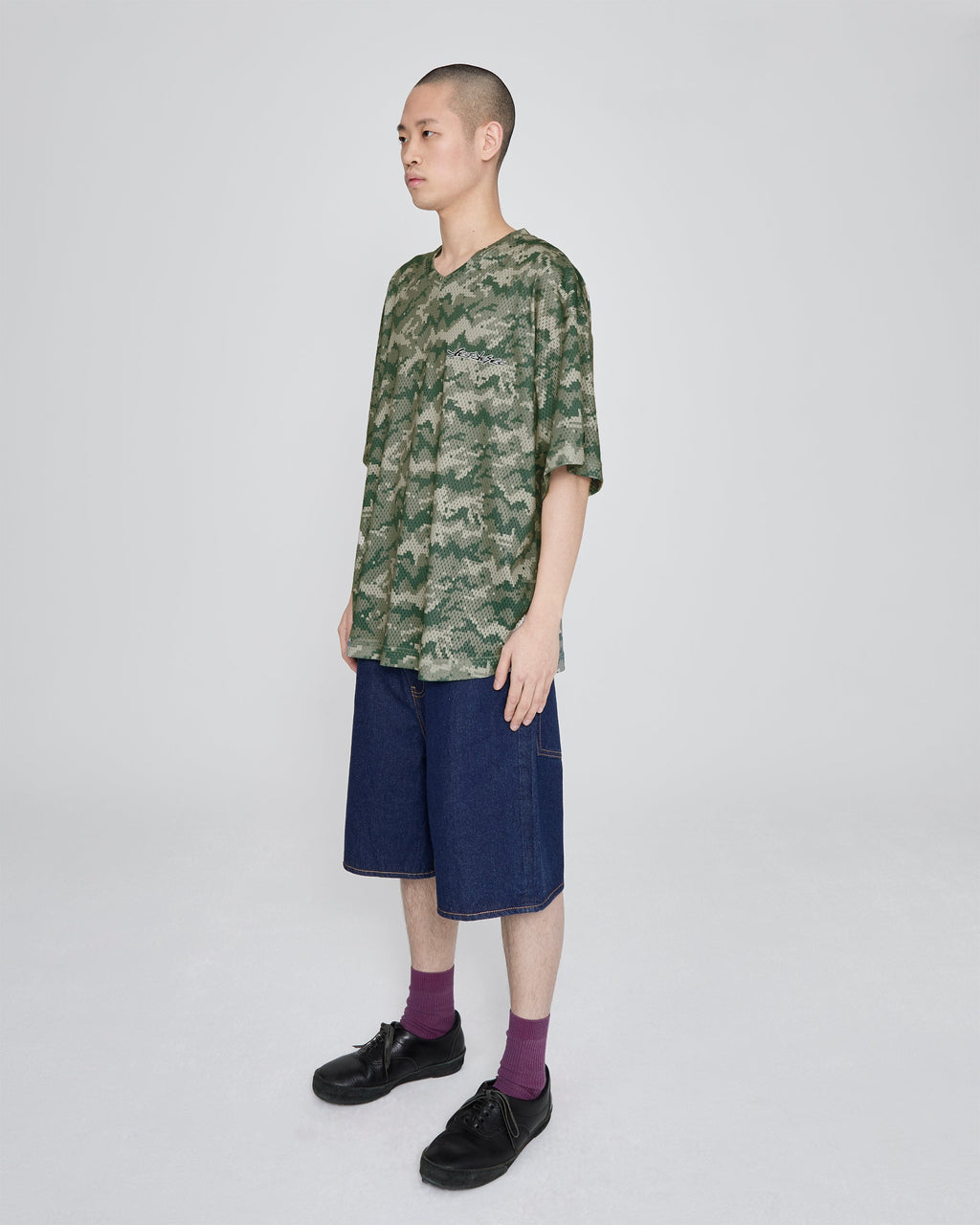 yeseyesee - SN Camo Football Tee (Jungle) product image 8 | TRAB K-Fashion Australia