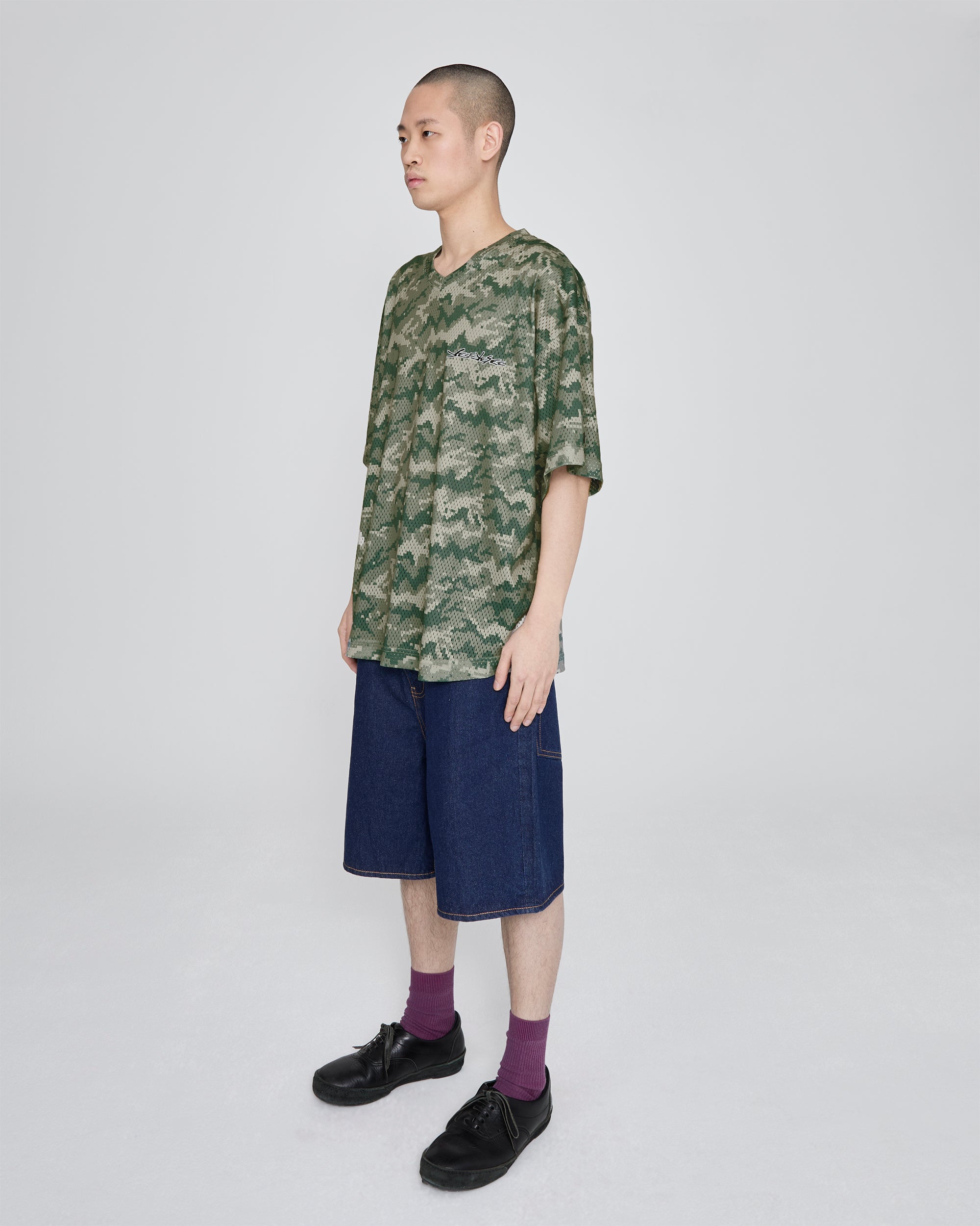 yeseyesee - SN Camo Football Tee (Jungle) product image 8 | TRAB K-Fashion Australia