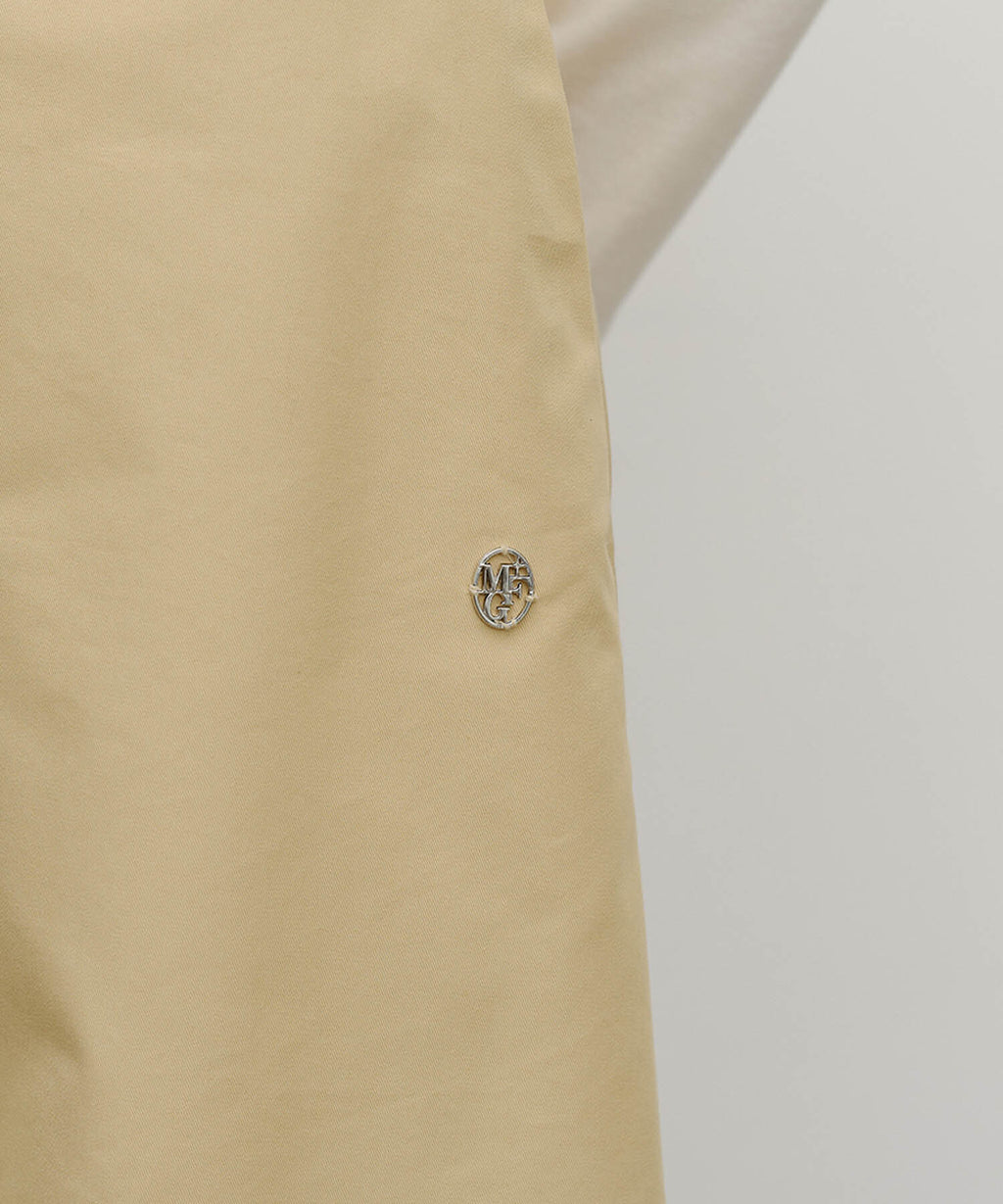 Marithe & Francois Girbaud - Semi Flare Skirt (Beige) product image 2 | TRAB K-Fashion Australia