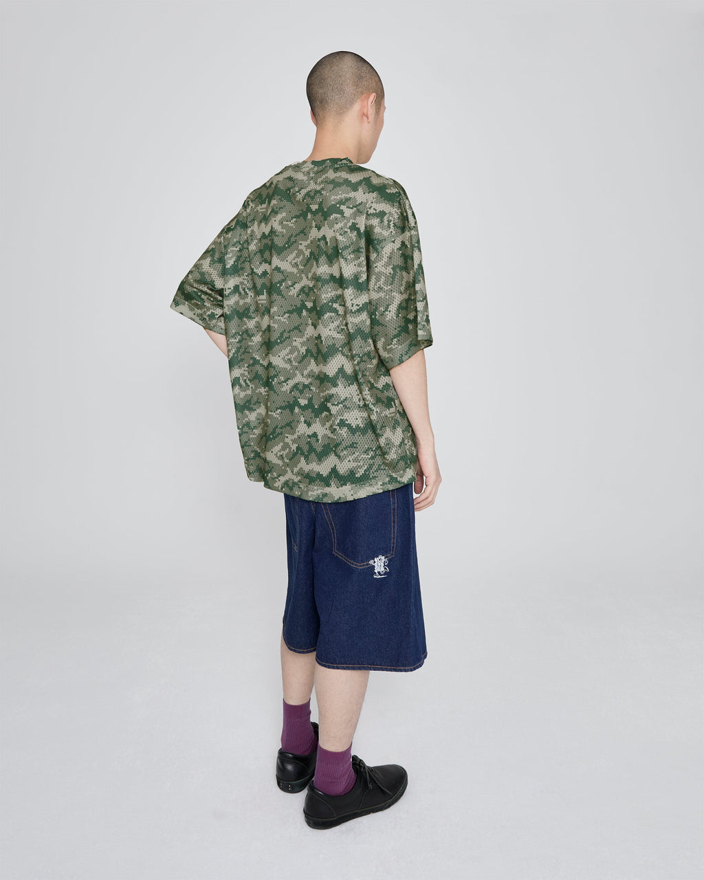 yeseyesee - SN Camo Football Tee (Jungle) product image 9 | TRAB K-Fashion Australia