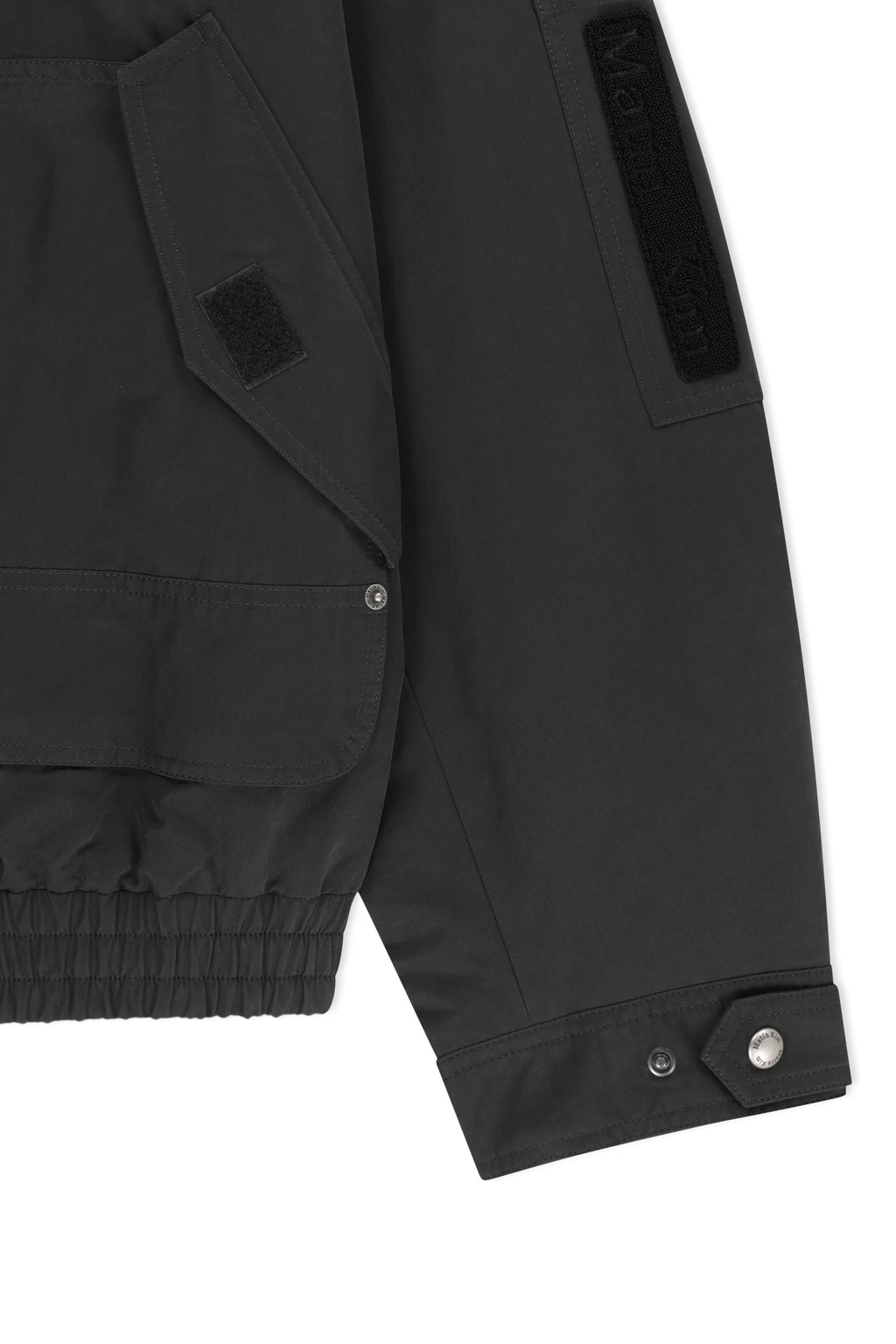 Matin Kim - Buckle High Neck Utility Jumper (Charcoal) product image 4 | TRAB K-Fashion Australia
